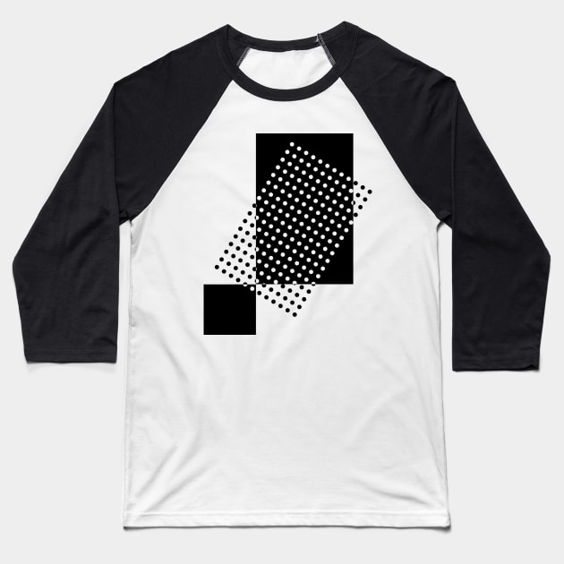 opart composition Baseball T-Shirt by lkn